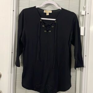 Michael Kors, Black,  Womens top size M, barely worn like new.
